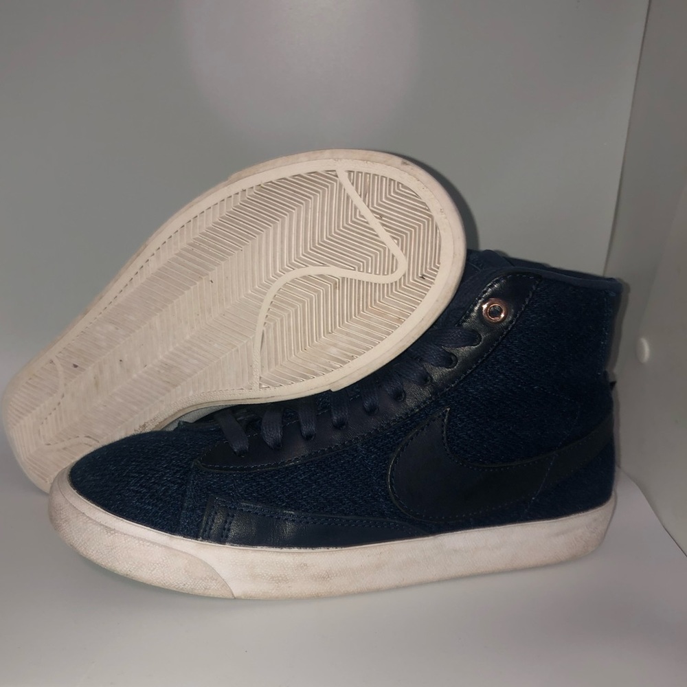 Nike sz 7 blazer mid premium lx 'binary blue
